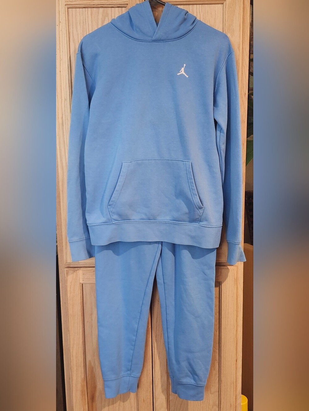 Jordan Blue Hoodie & Jogger Set Like New
